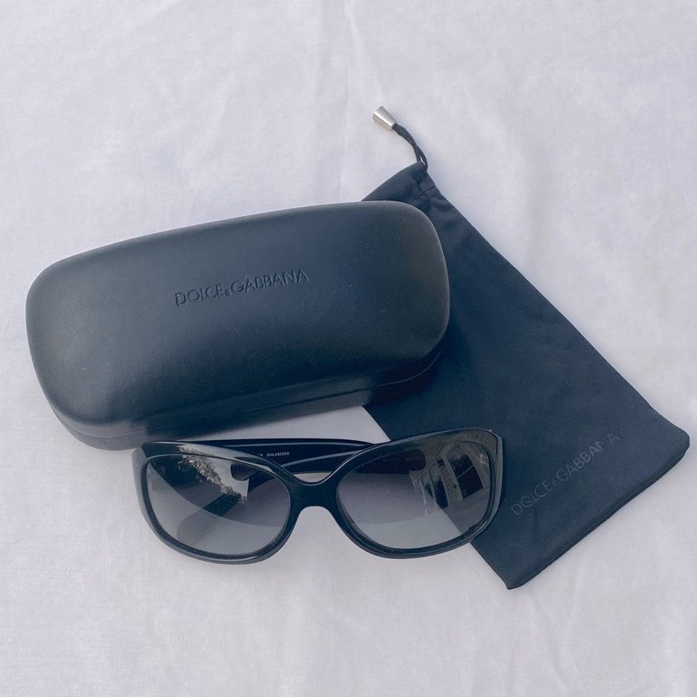 Dolce & Gabbana Black DD 8065 Polarized Sunglasses
